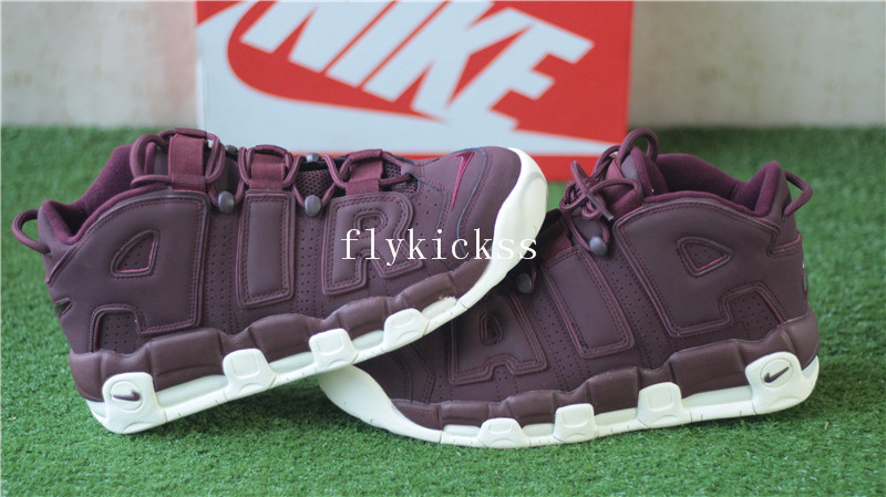 Nike Air More Uptempo Maroon Wine Red